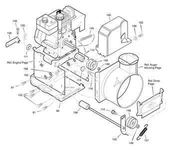 Part Location Diagram of 1501055E717 Briggs and Stratton Panel bottom